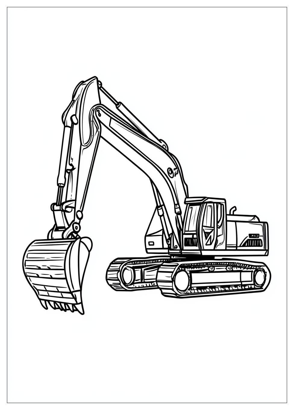 Bagger Ausmalbilder 7