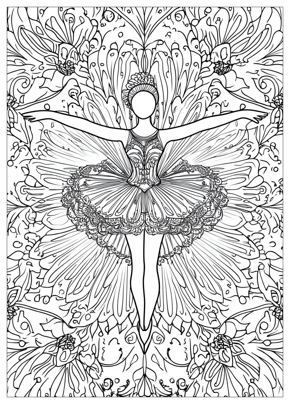 Ballerina Ausmalbilder 15