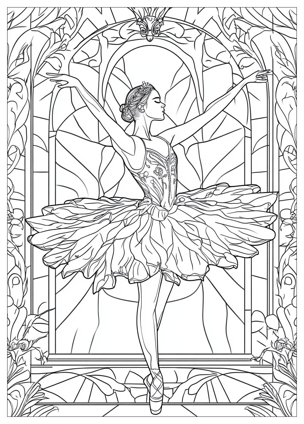 Ballerina Ausmalbilder 20