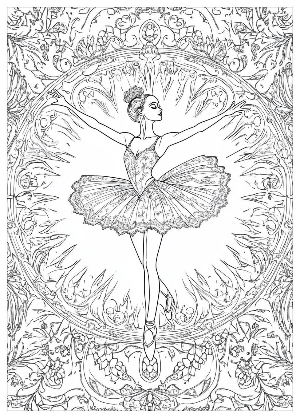 Ballerina Ausmalbilder 21