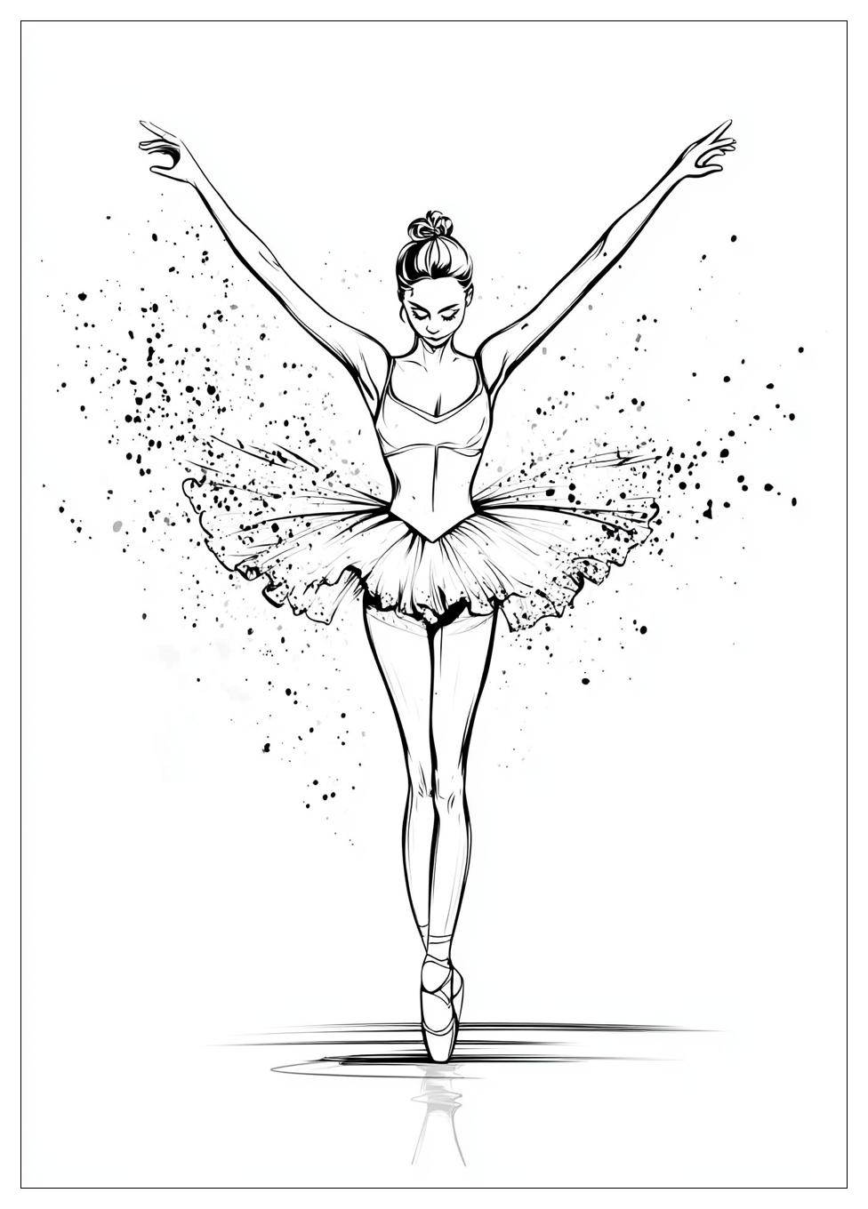 Ballerina Ausmalbilder 24