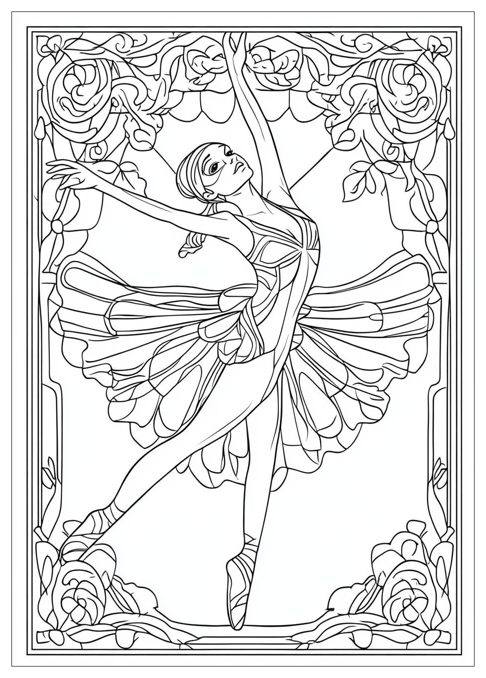 Ballerina Ausmalbilder 3