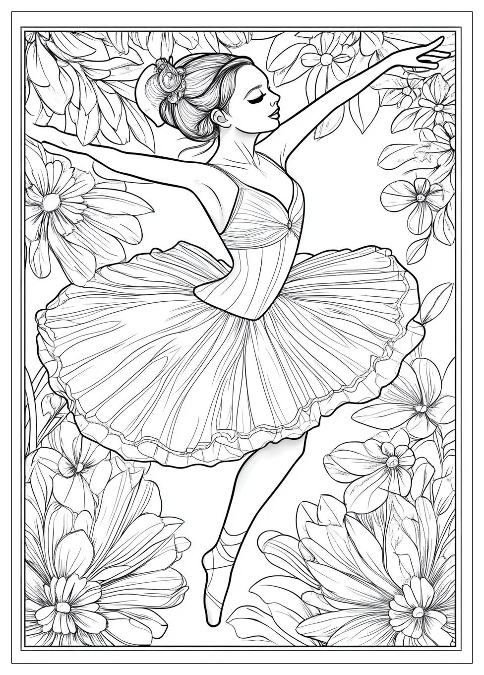 Ballerina Ausmalbilder 8