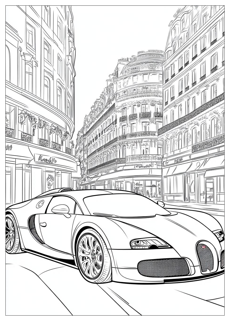 Bugatti Ausmalbilder 22