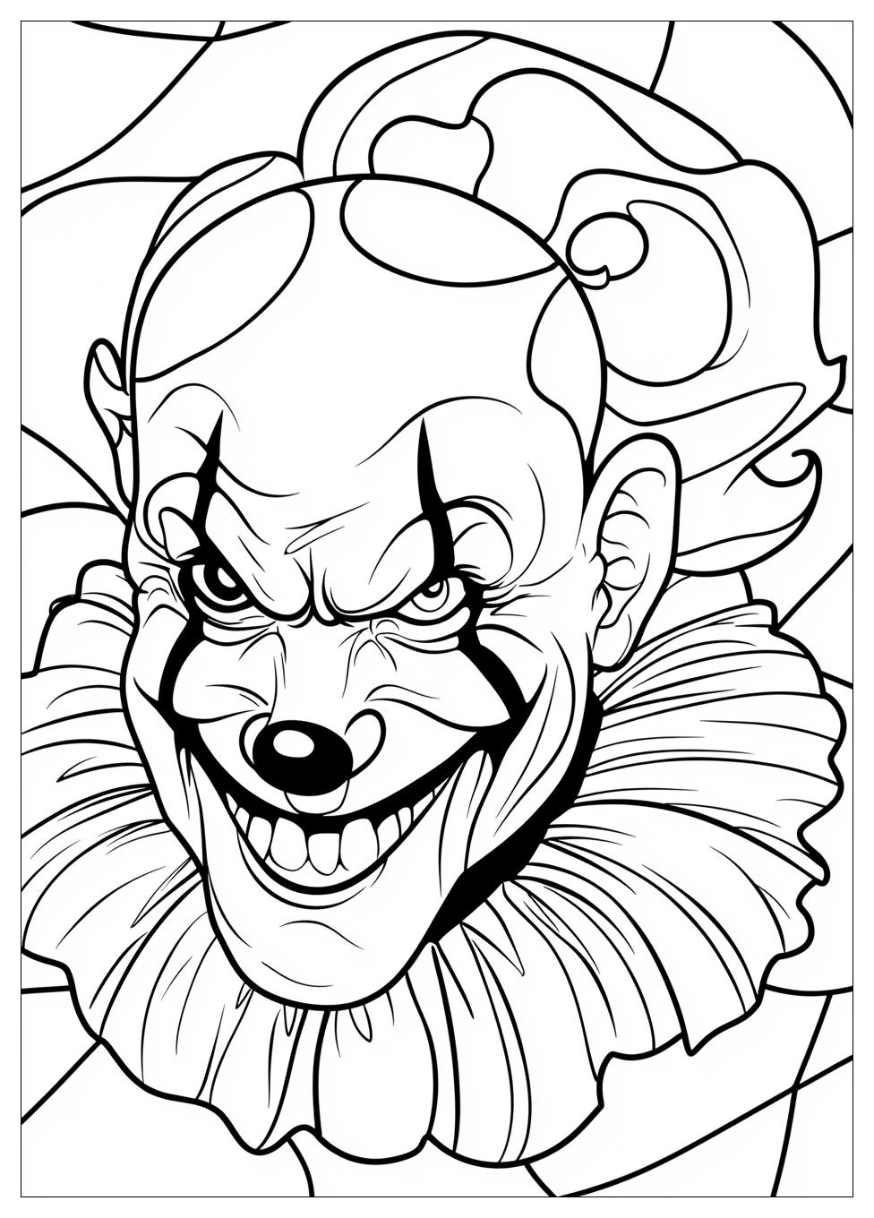 Clown Ausmalbilder 15