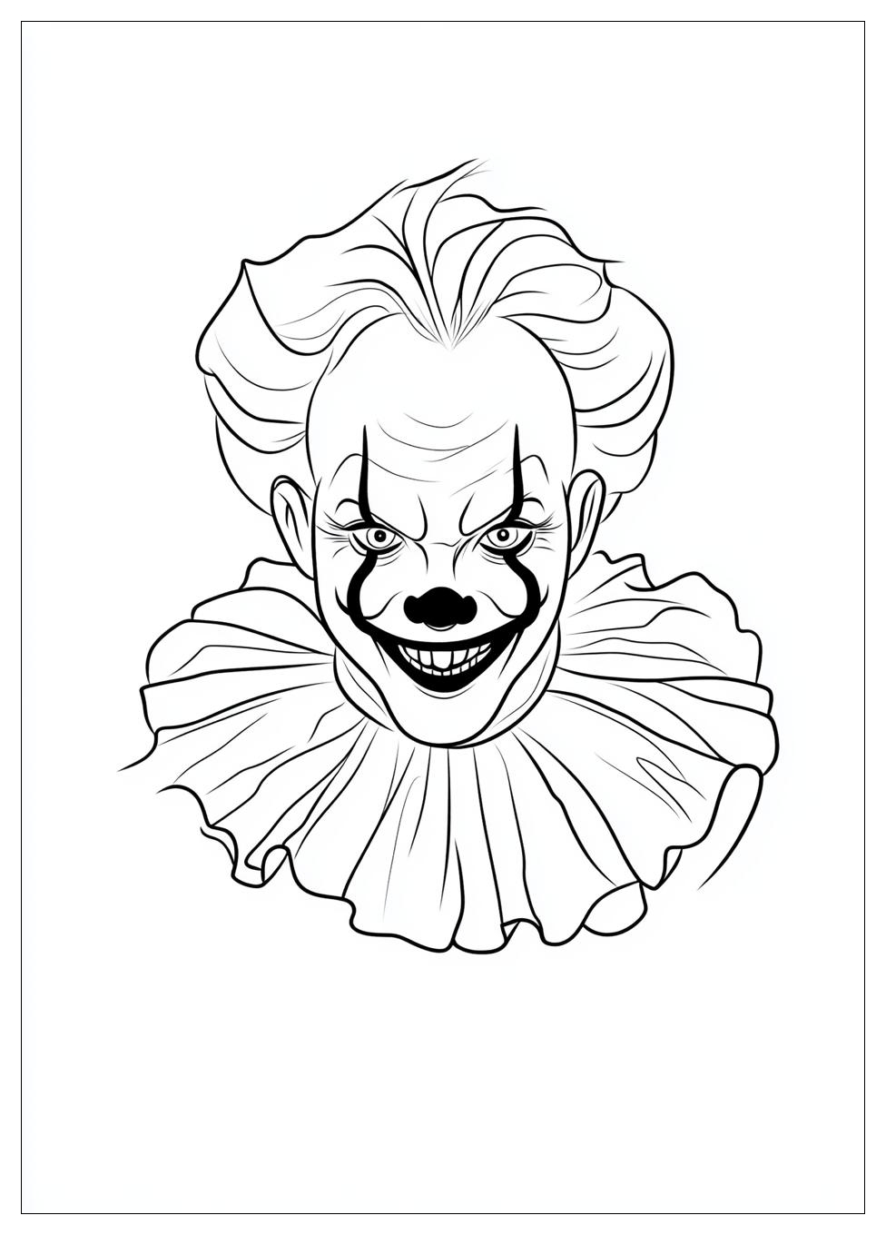 Clown Ausmalbilder 16
