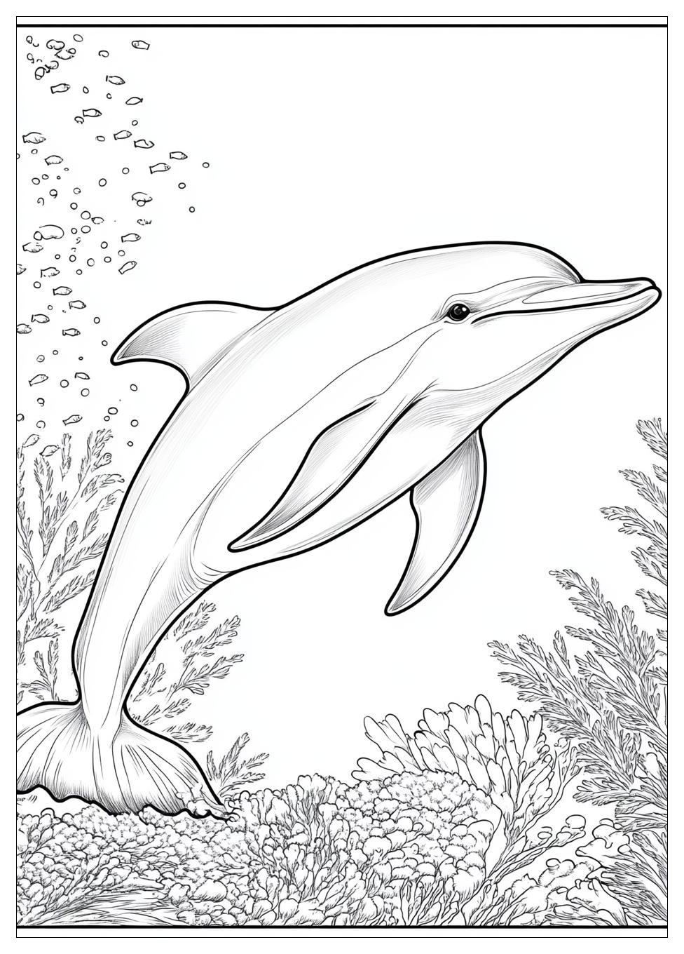 Delfin Ausmalbilder 8