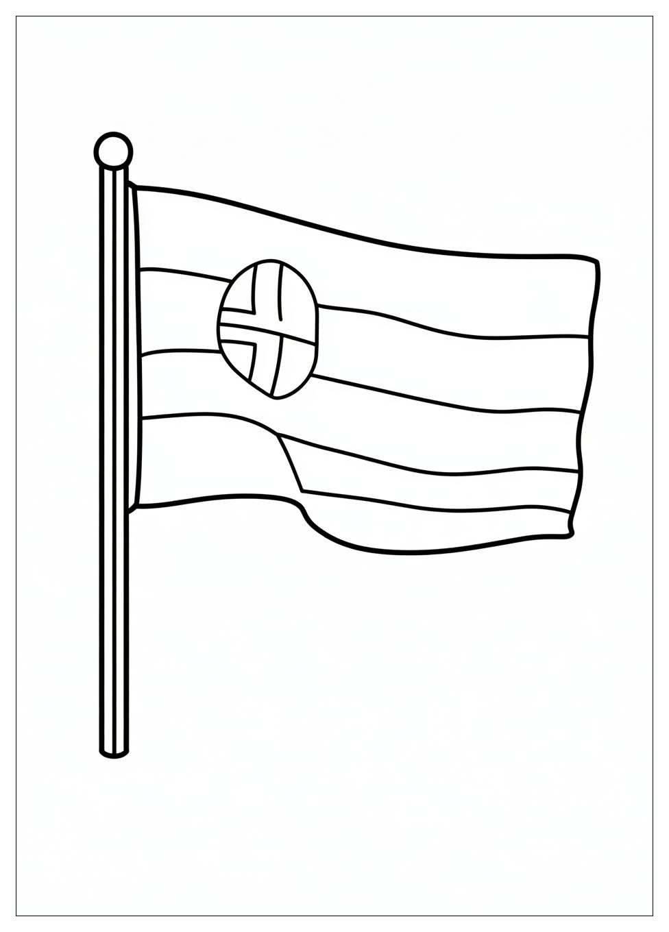 Deutschland Flagge Ausmalbilder 1