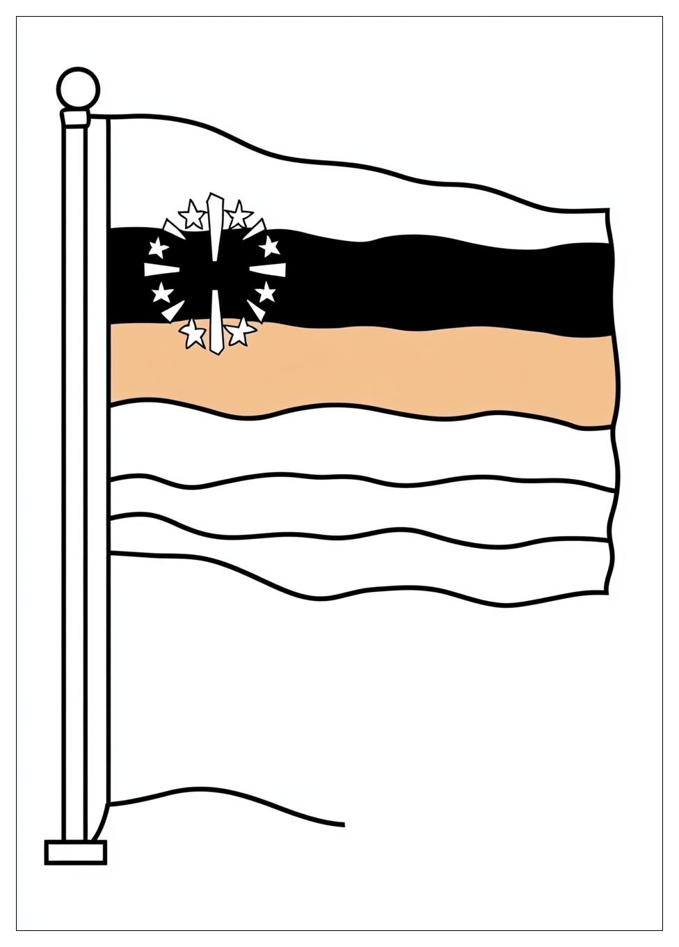 Deutschland Flagge Ausmalbilder 9