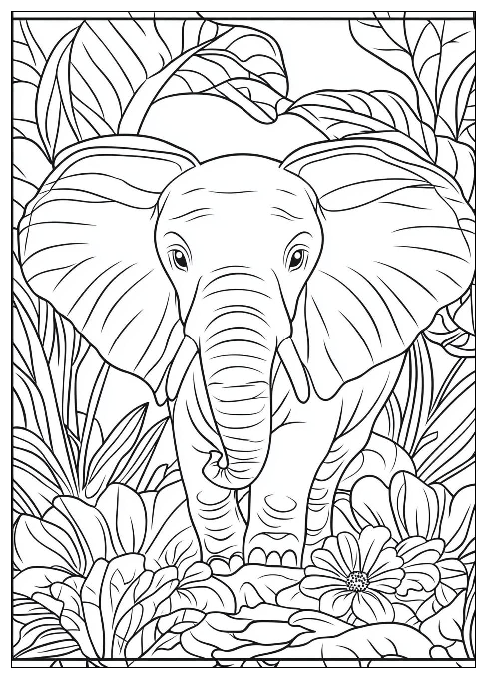 Elefant Ausmalbilder 15