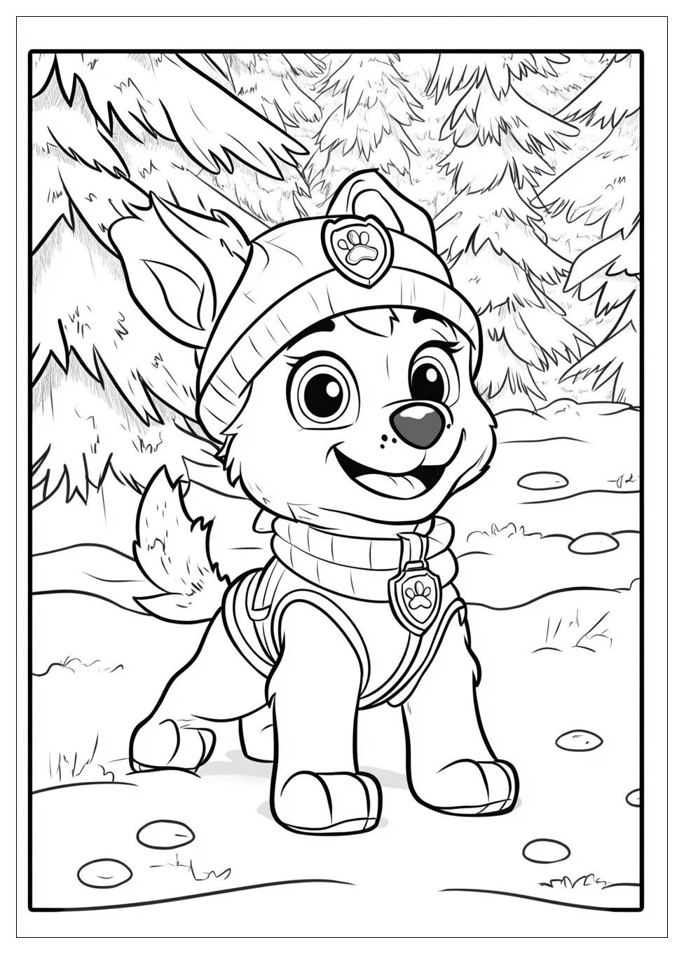 Everest Paw Patrol Ausmalbilder 2