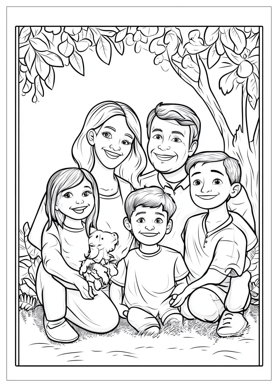 Familie Ausmalbilder 21