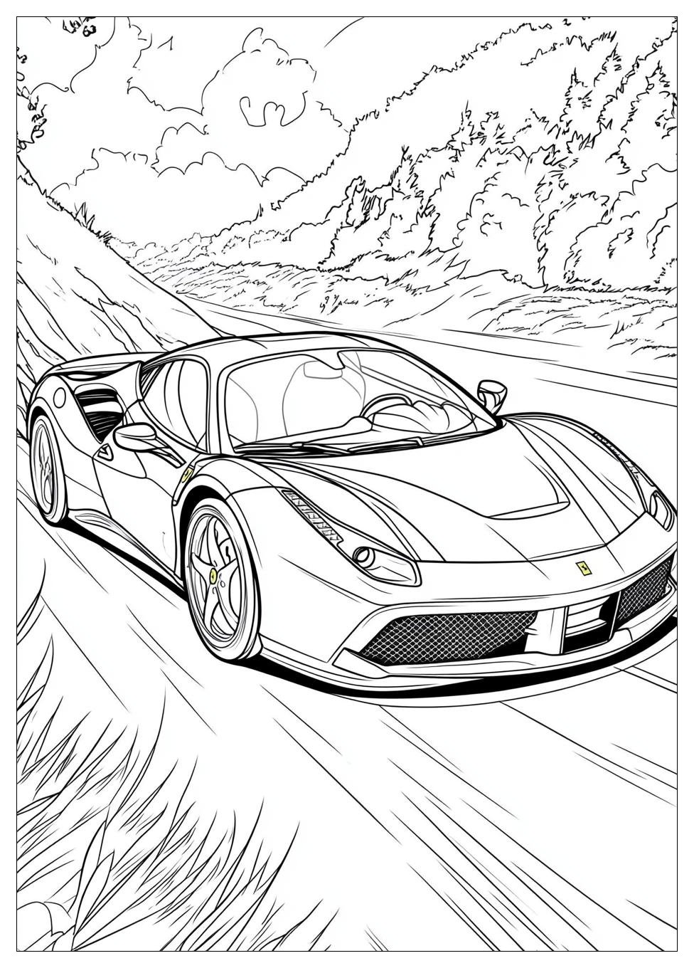 Ferrari Ausmalbilder 21