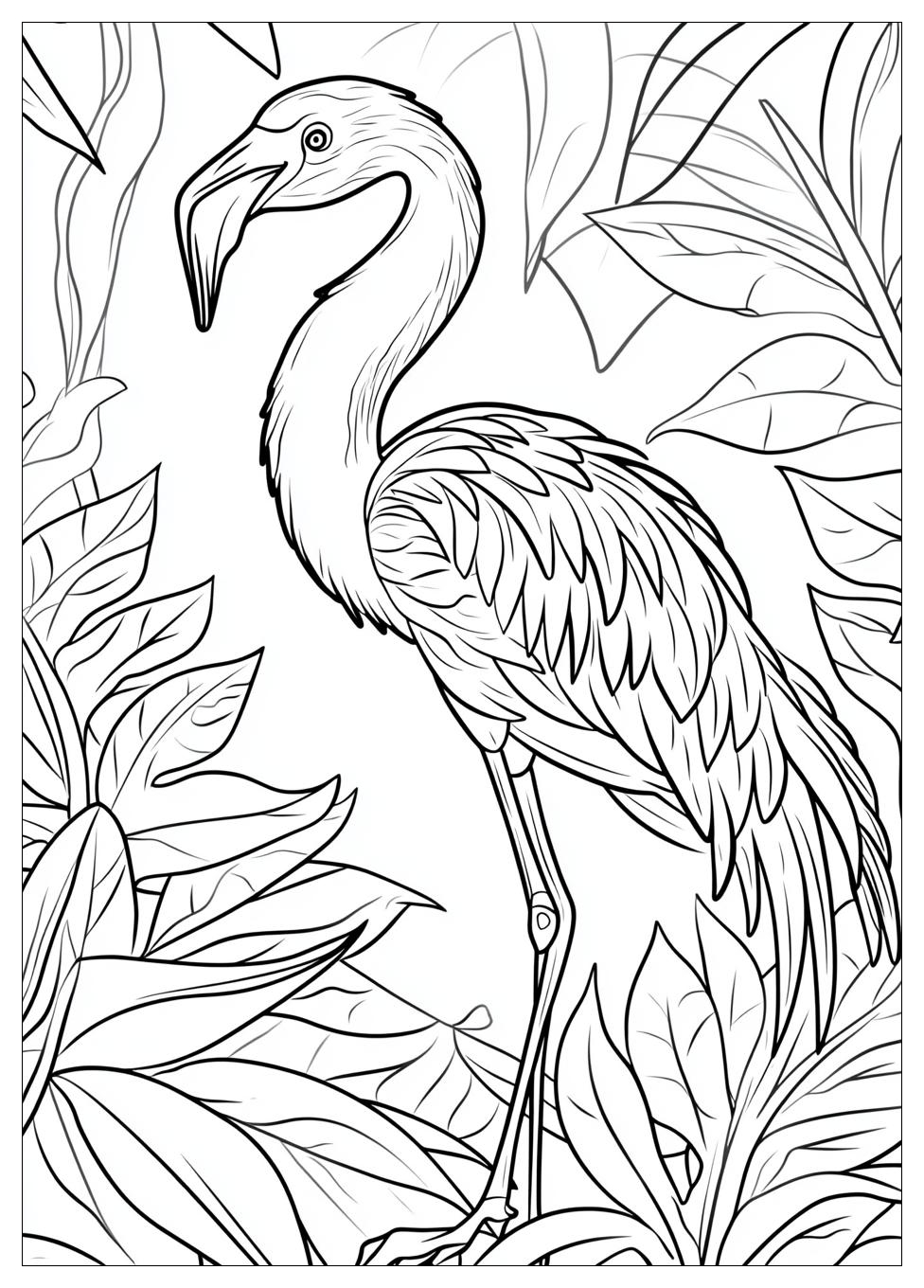 Flamingo Ausmalbilder 2
