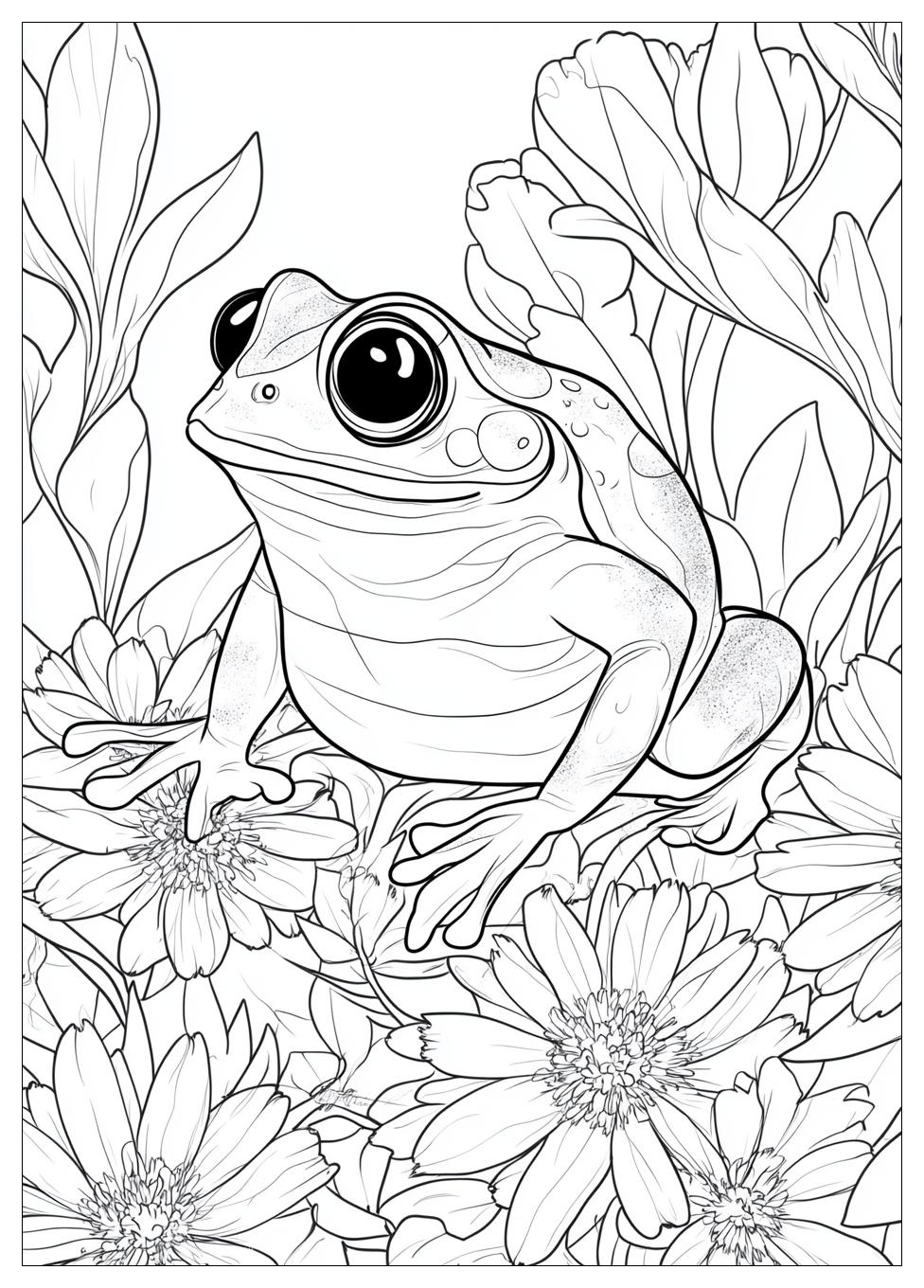 Frosch Ausmalbilder 14