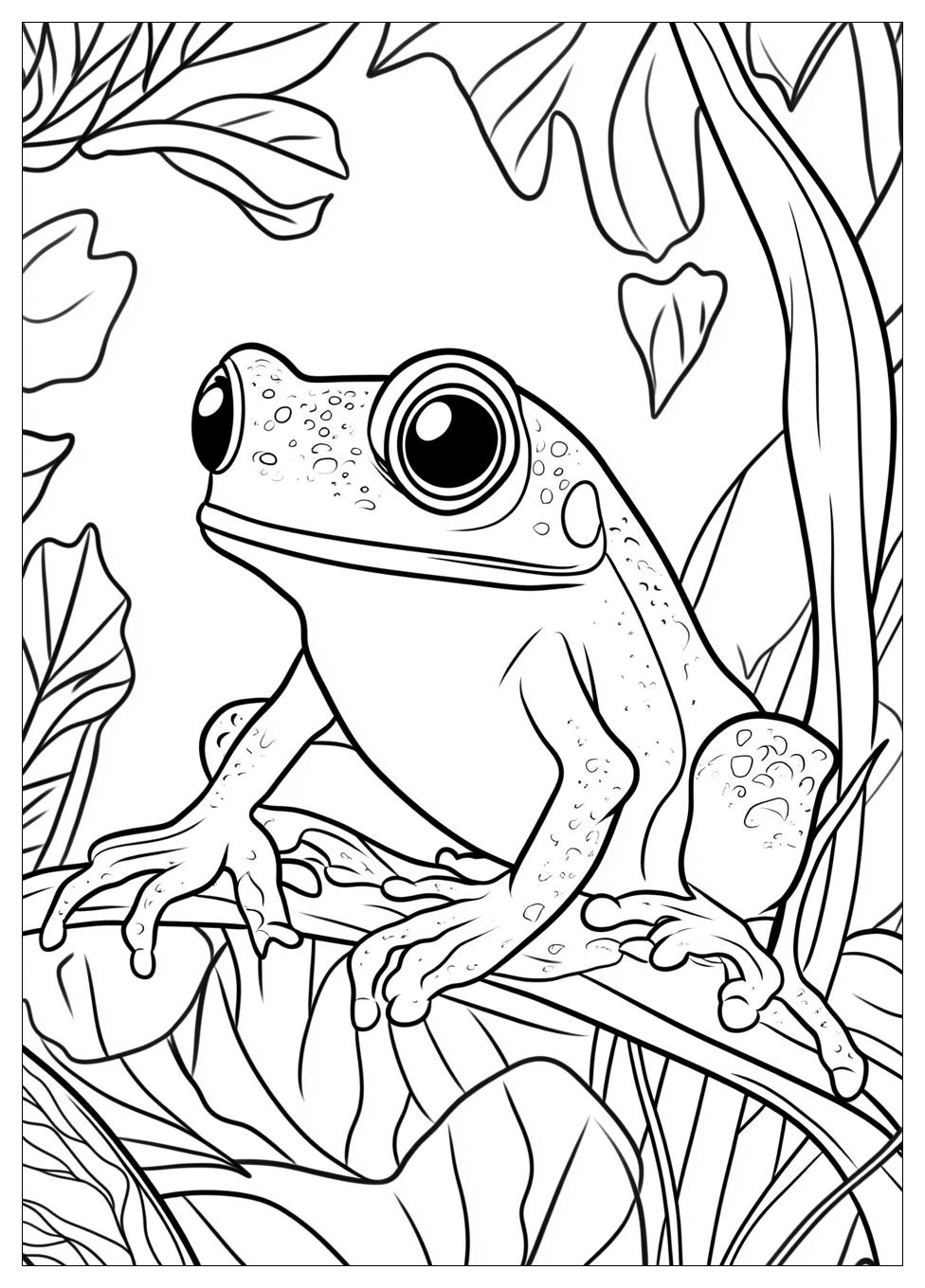 Frosch Ausmalbilder 15