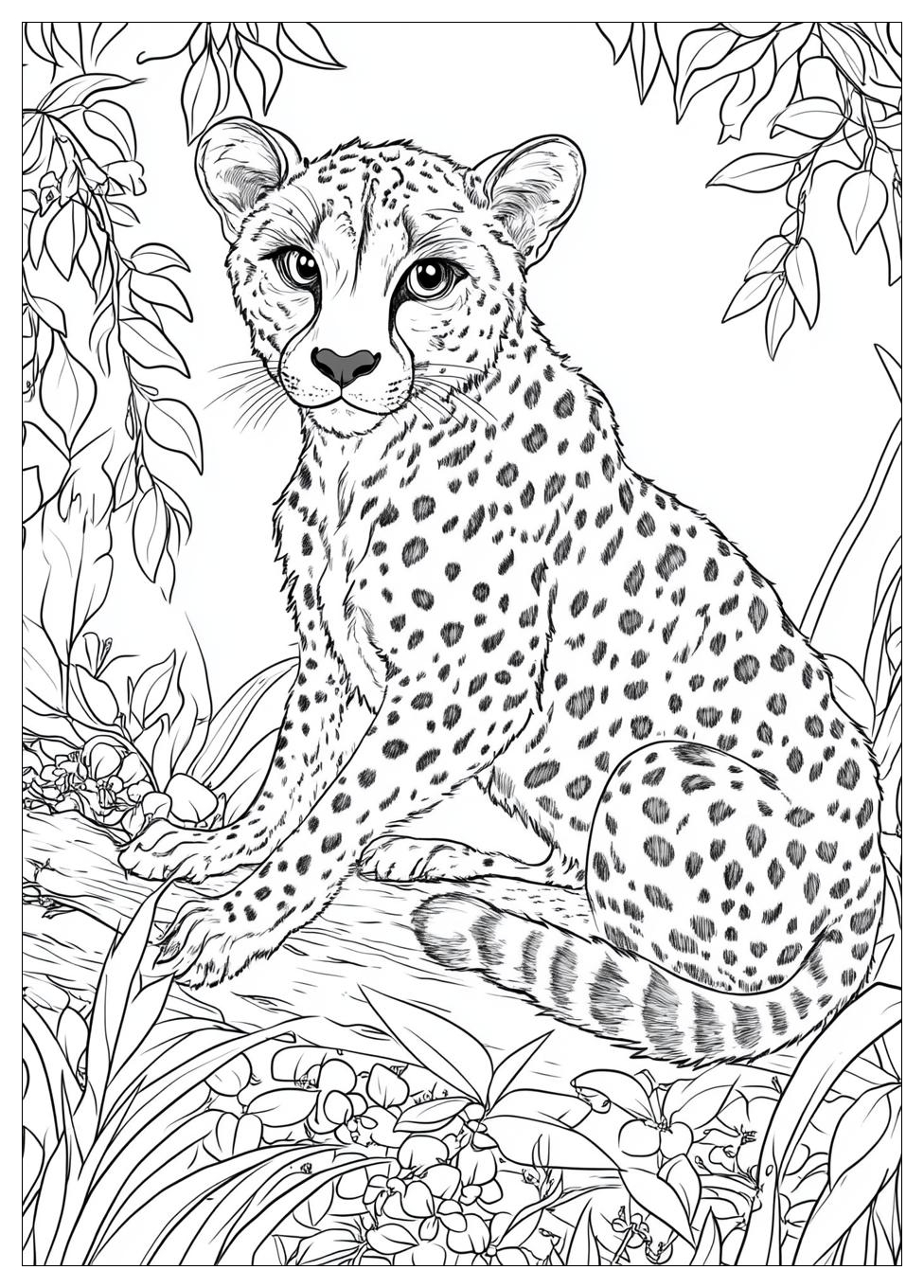 Gepard Ausmalbilder 22