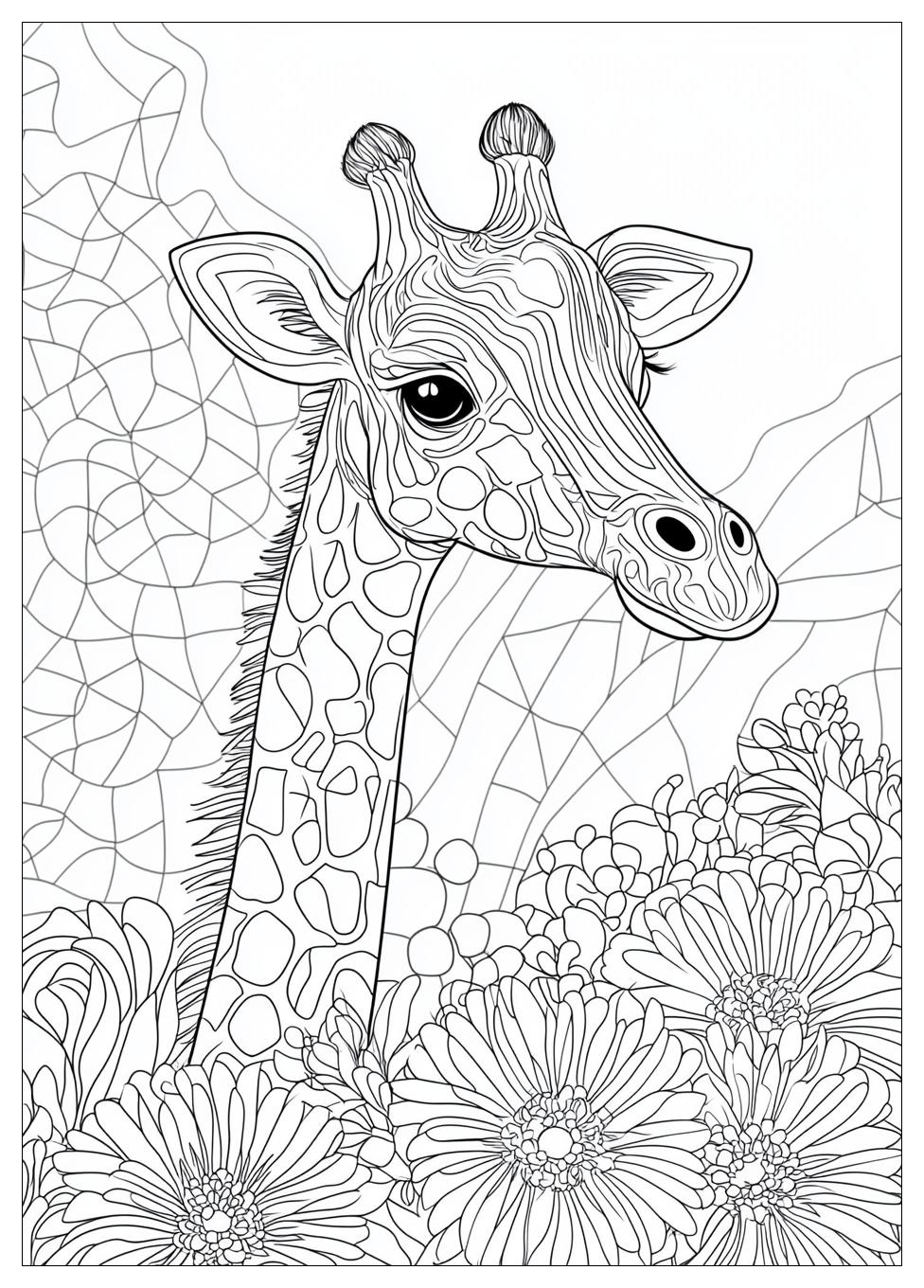 Giraffe Ausmalbilder 11