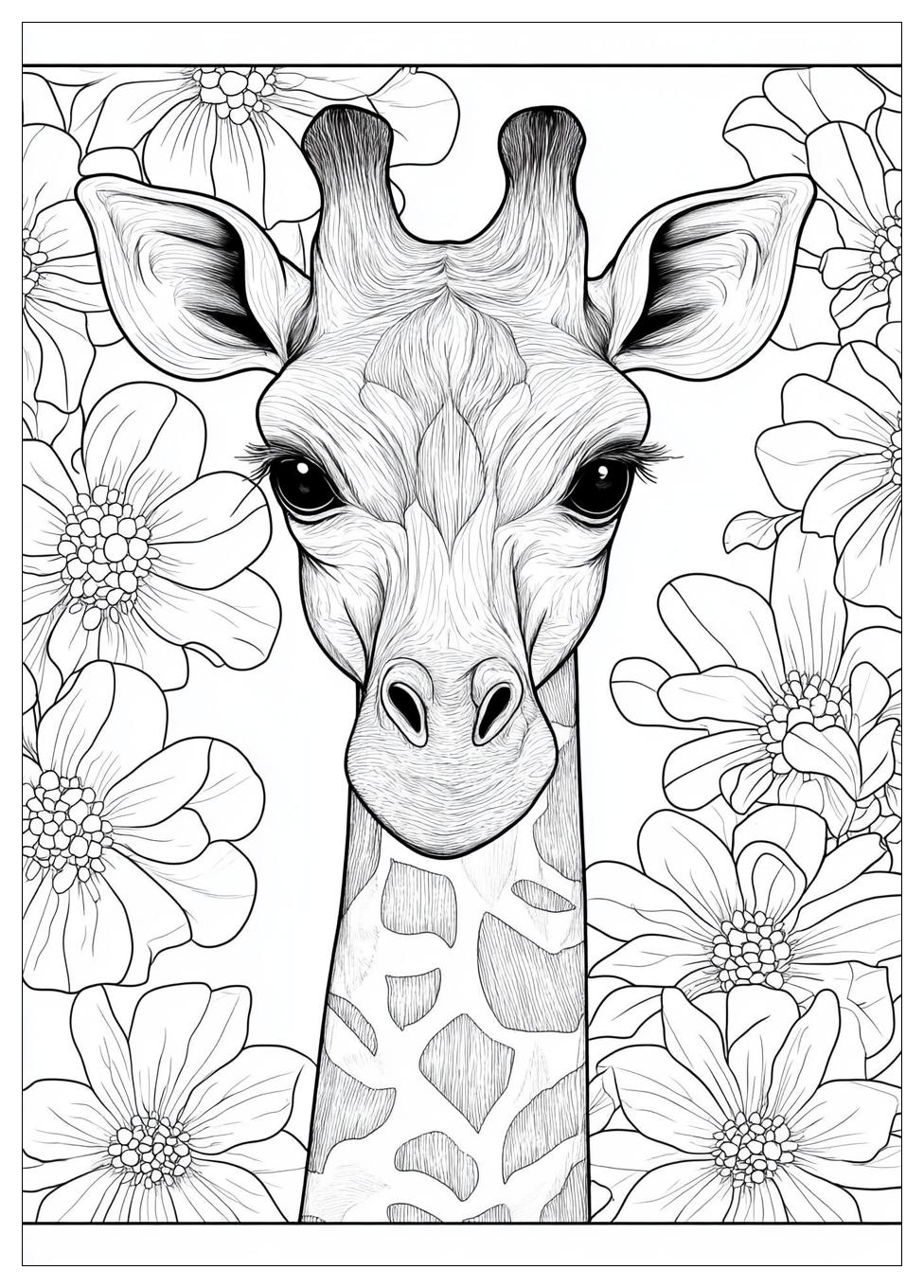 Giraffe Ausmalbilder 15