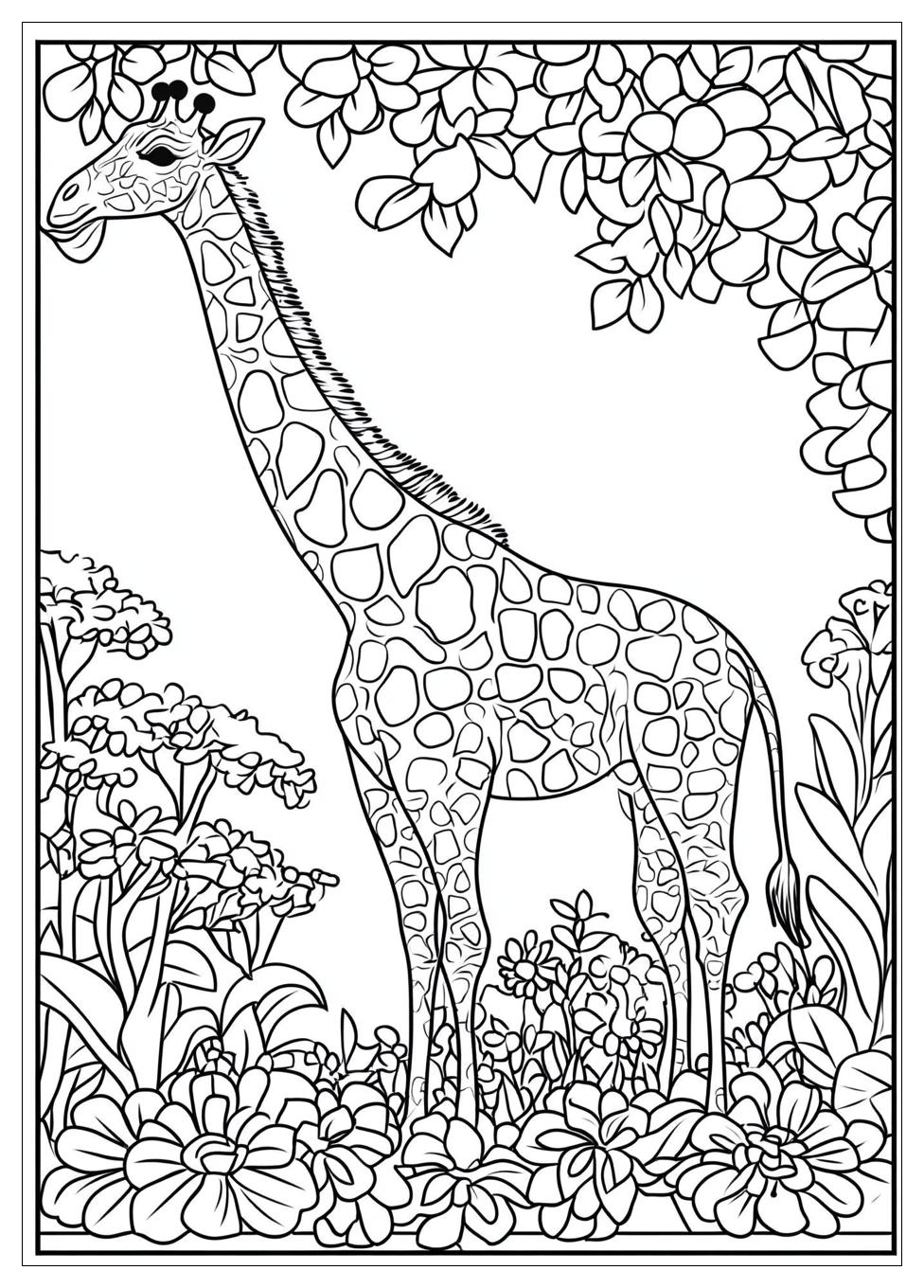 Giraffe Ausmalbilder 21