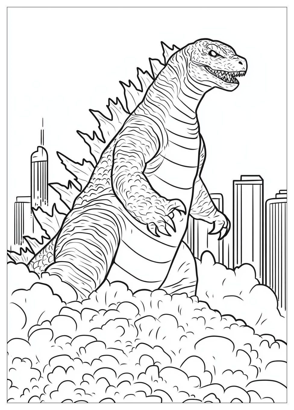 Godzilla Ausmalbilder 1