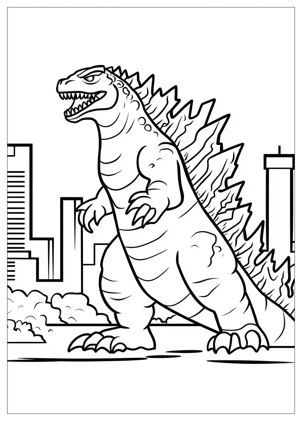 Godzilla Ausmalbilder 4