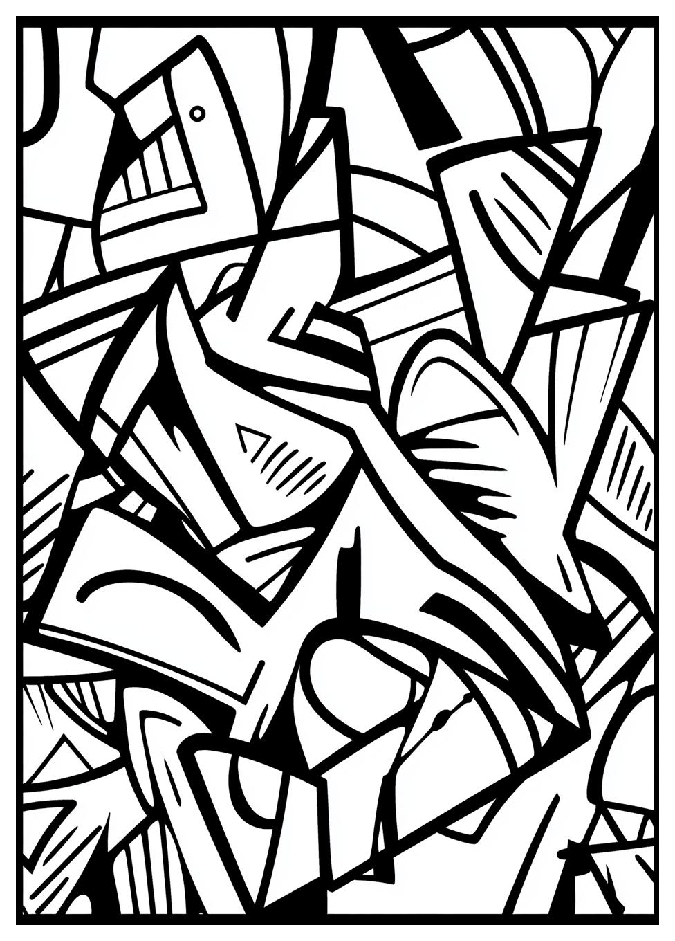 Graffiti Ausmalbilder 18