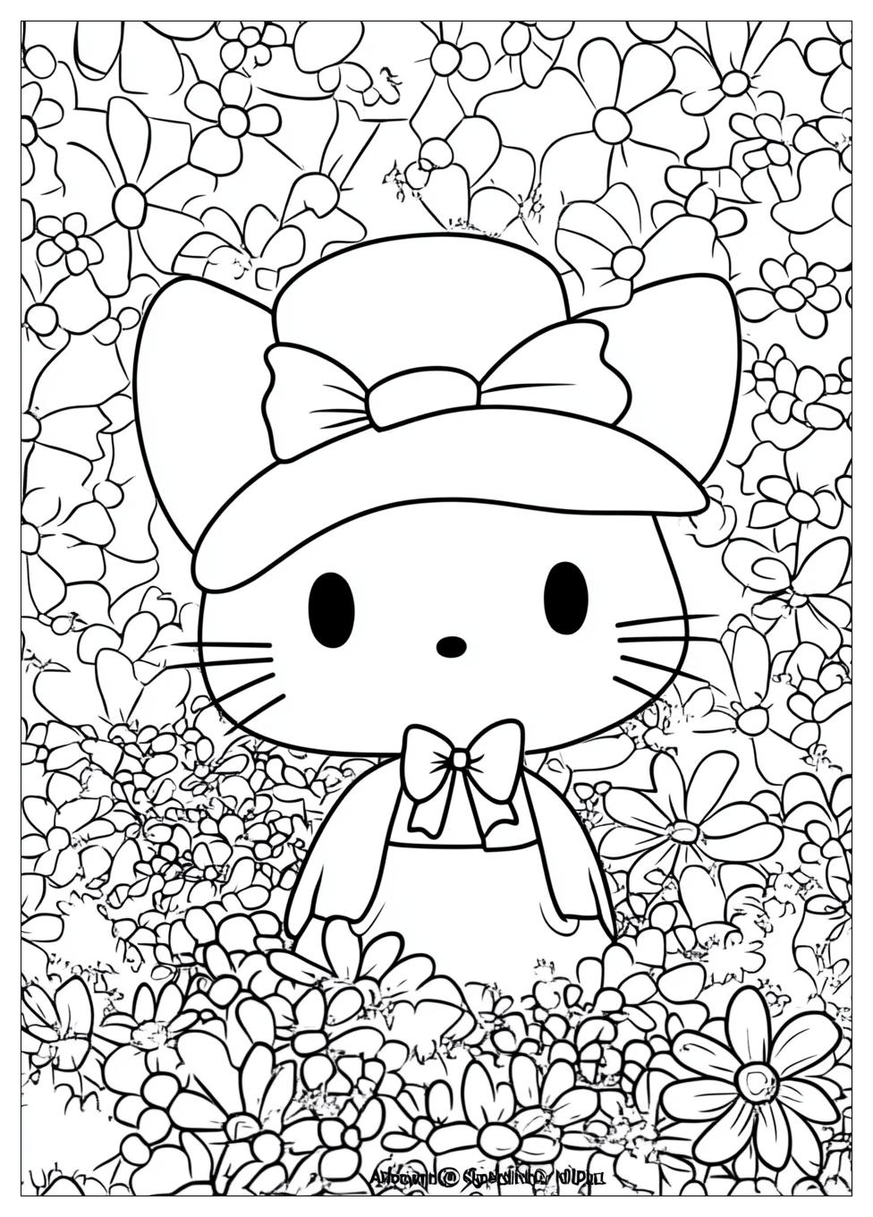 Hello Kitty Ausmalbilder 1