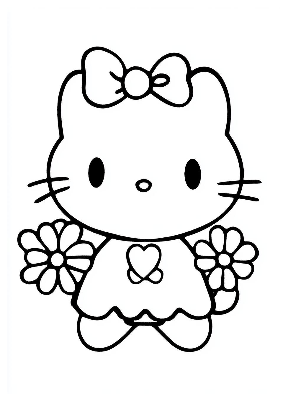 Hello Kitty Ausmalbilder 16