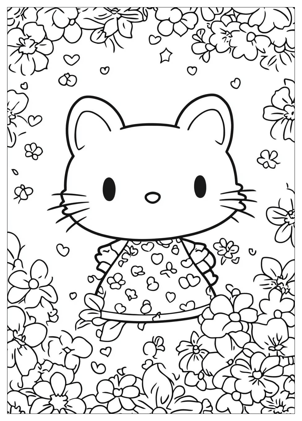 Hello Kitty Ausmalbilder 17