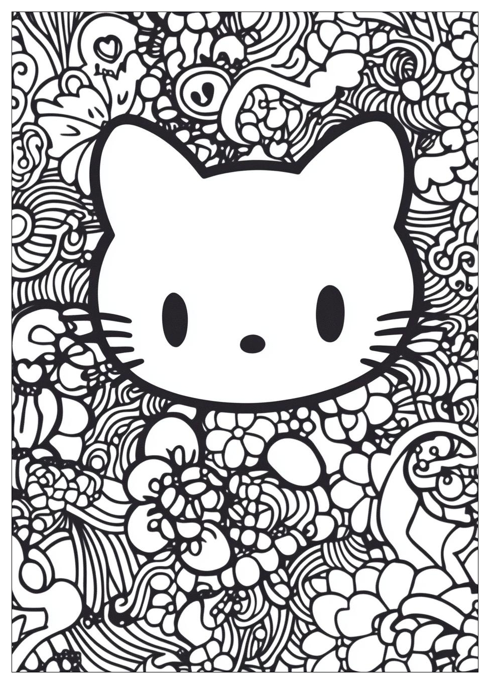 Hello Kitty Ausmalbilder 21