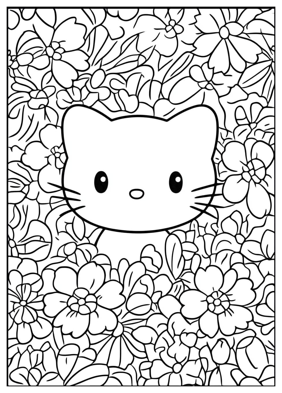 Hello Kitty Ausmalbilder 23