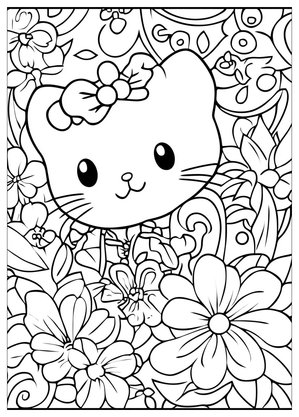 Hello Kitty Ausmalbilder 24