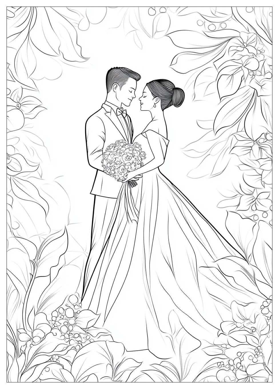 Hochzeit Ausmalbilder 11