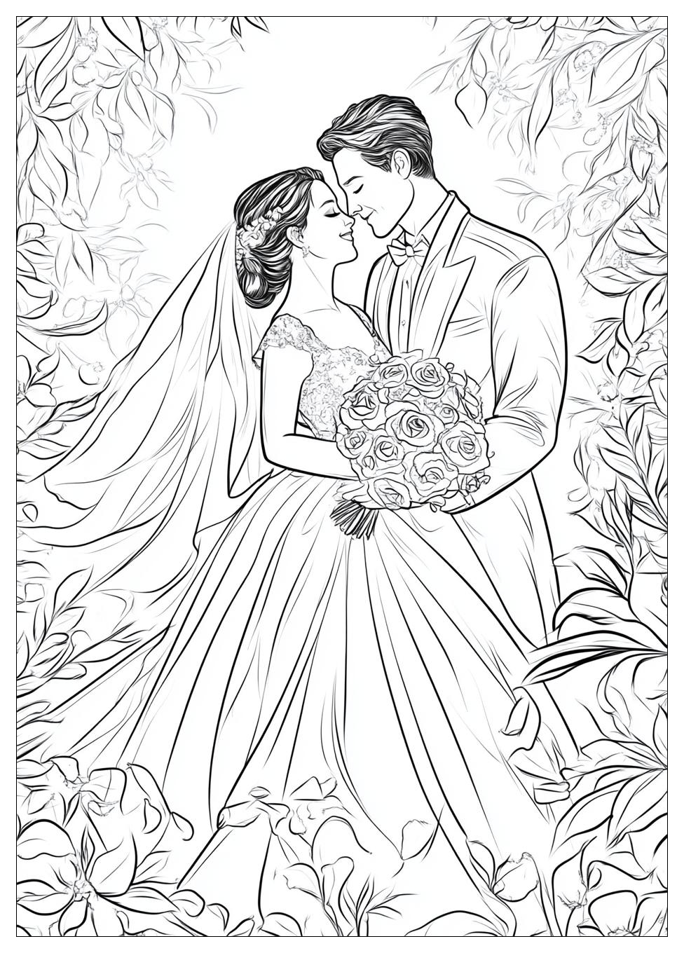 Hochzeit Ausmalbilder 3