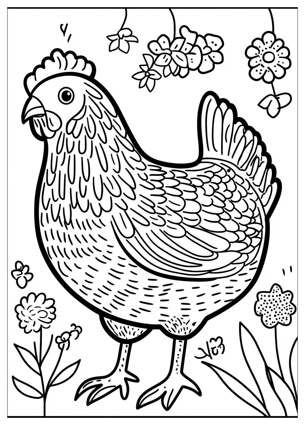 Huhn Ausmalbilder 19