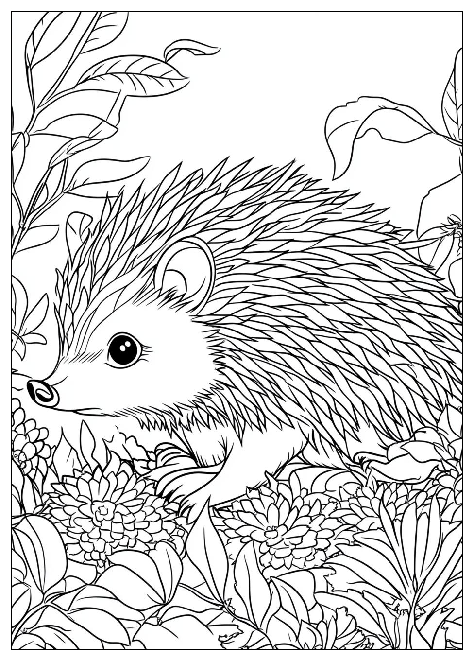 Igel Ausmalbilder 2