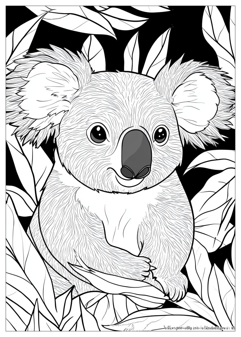 Koala Ausmalbilder 12