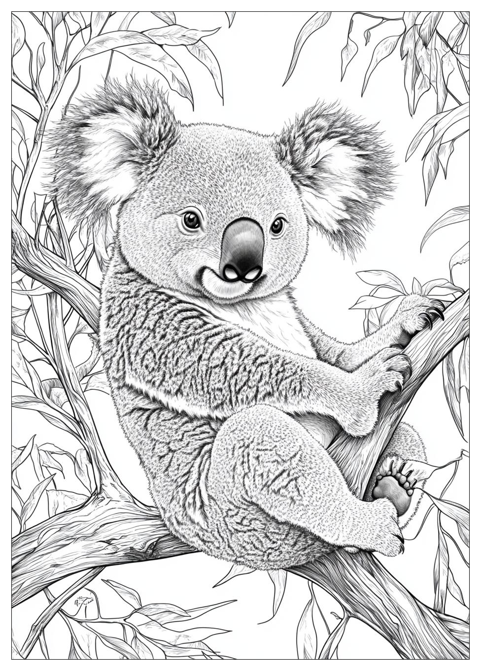 Koala Ausmalbilder 14