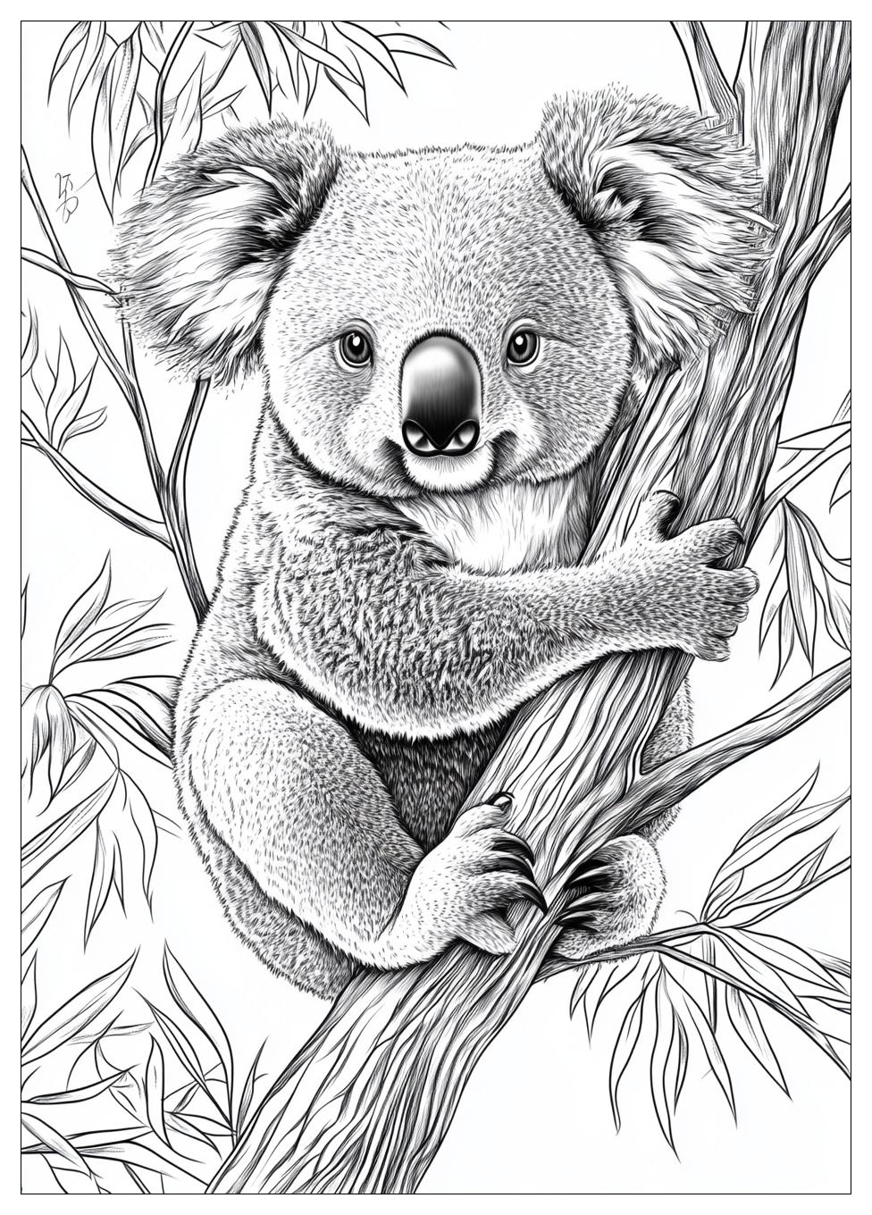 Koala Ausmalbilder 15