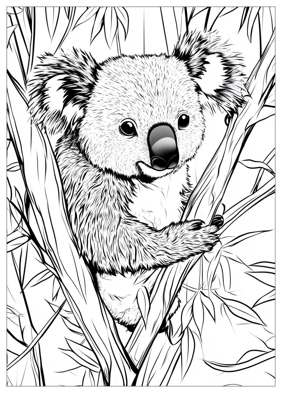 Koala Ausmalbilder 21