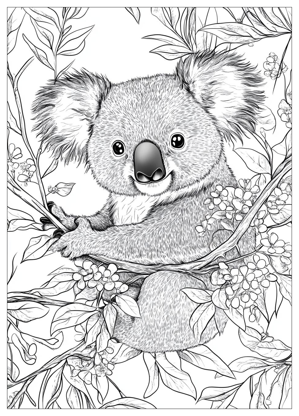 Koala Ausmalbilder 23