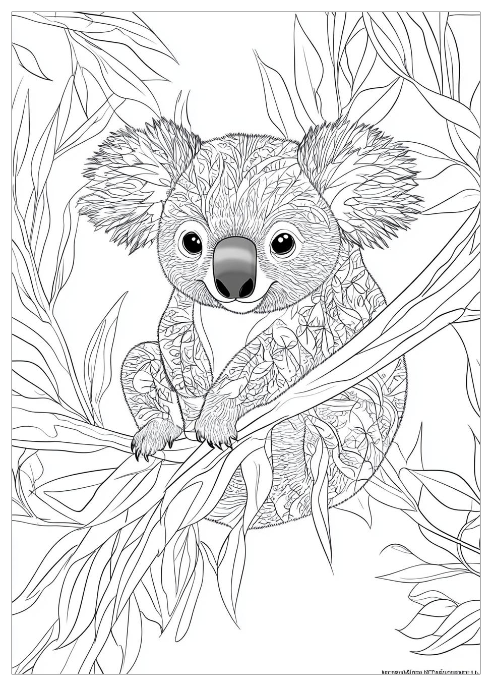 Koala Ausmalbilder 4