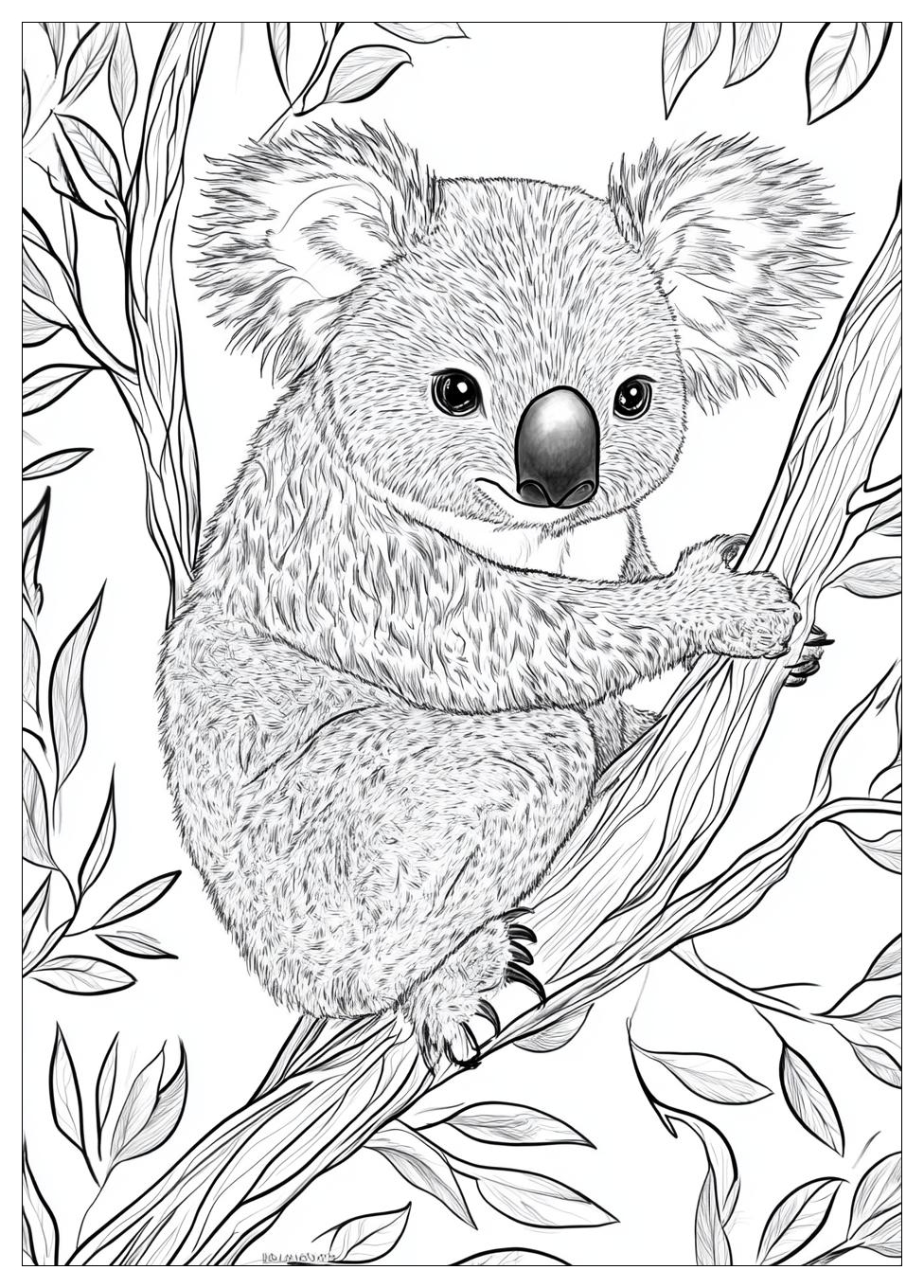 Koala Ausmalbilder 9