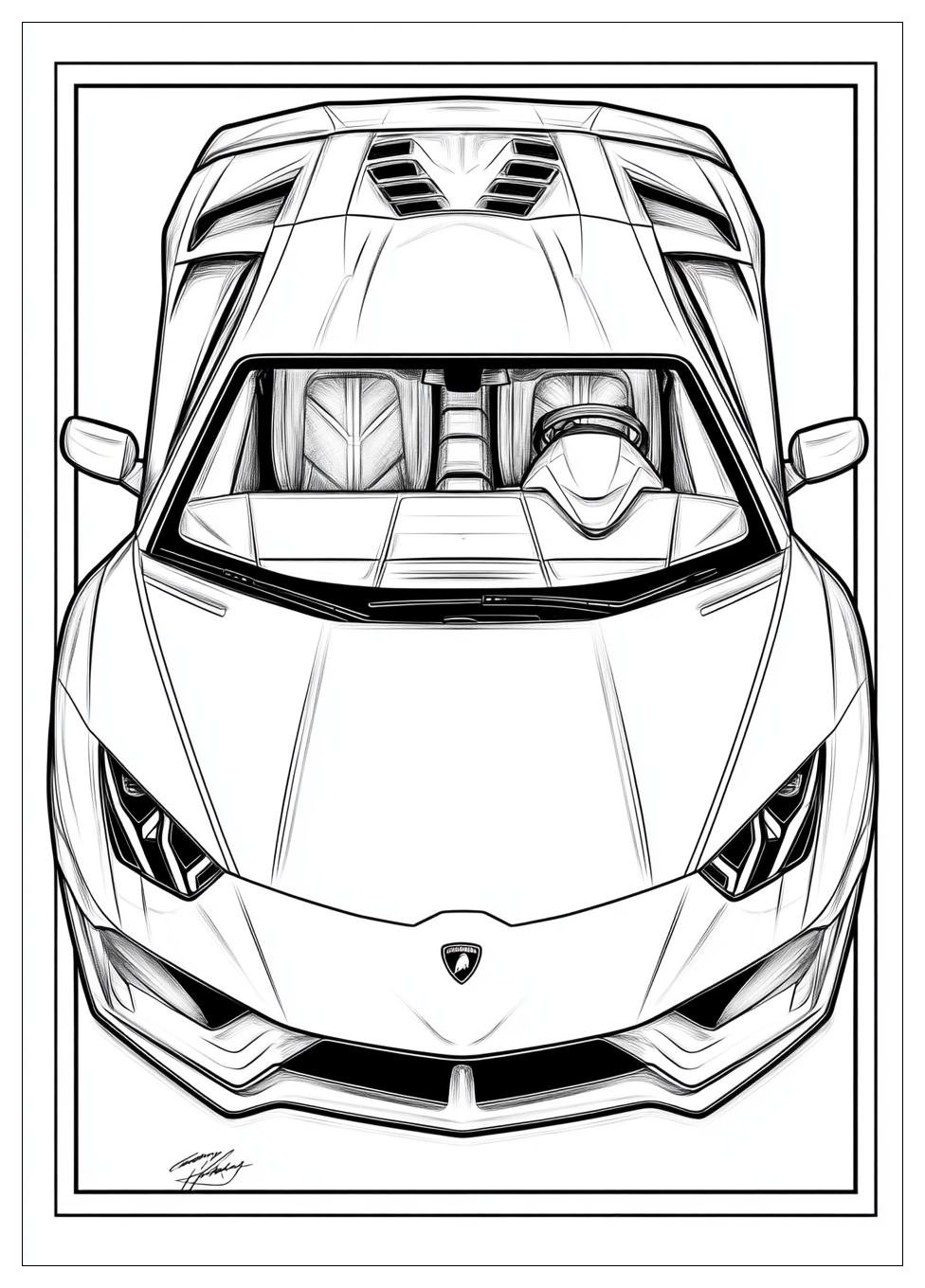 Lamborghini Ausmalbilder 10