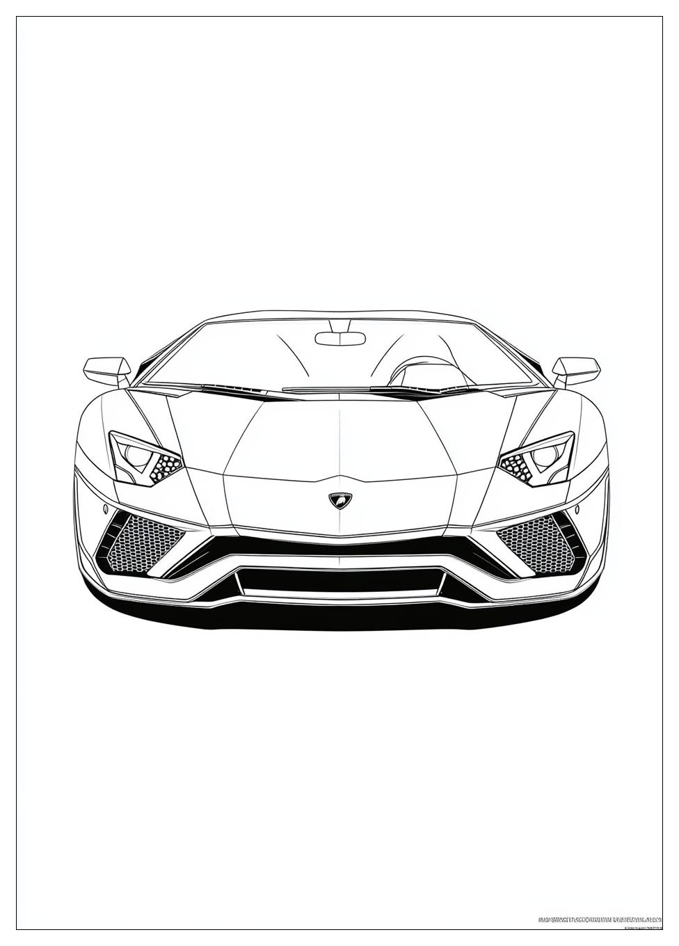 Lamborghini Ausmalbilder 17