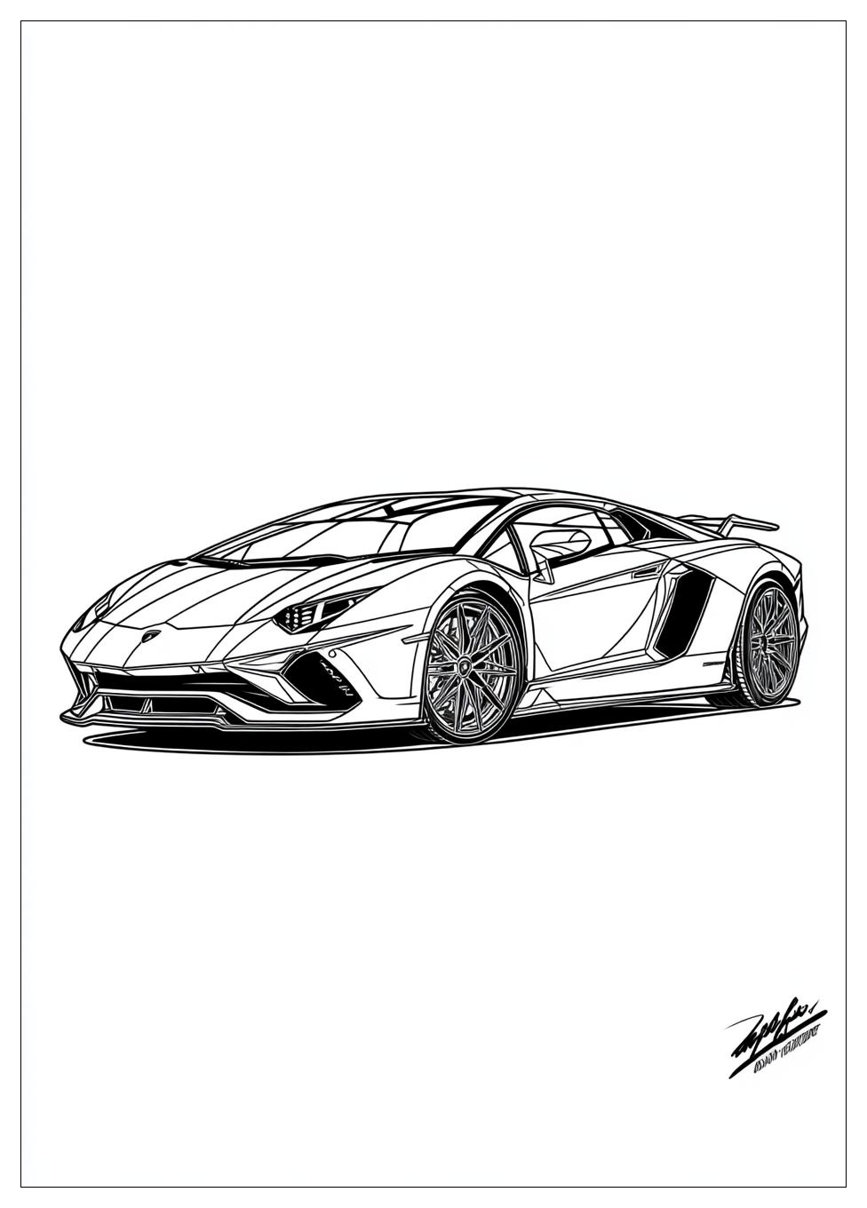 Lamborghini Ausmalbilder 24