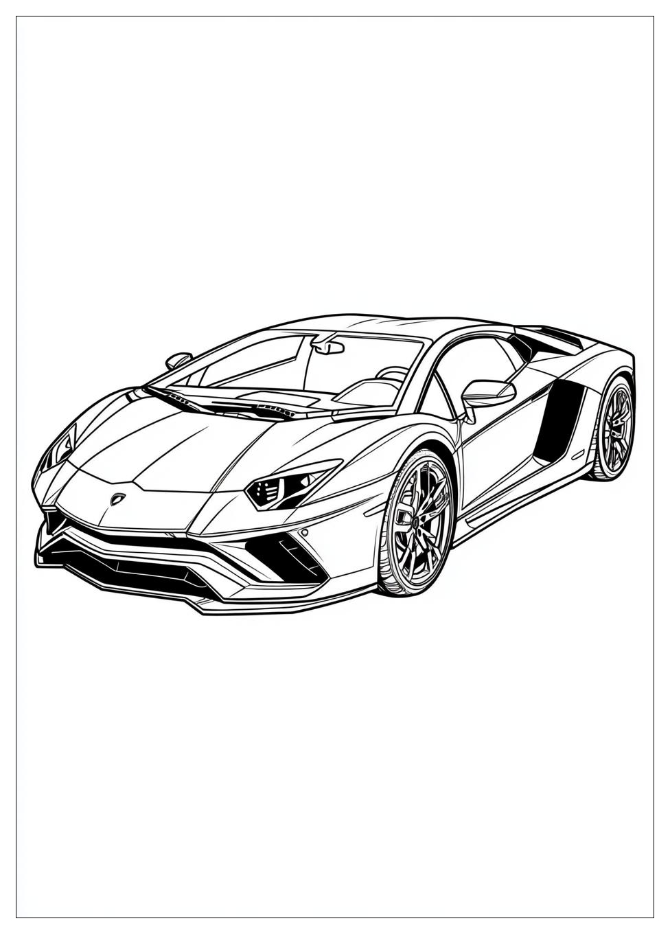 Lamborghini Ausmalbilder 7