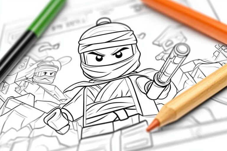 Lego Ninjago Ausmalbilder : Ninjago Charaktere zum Leben erwecken