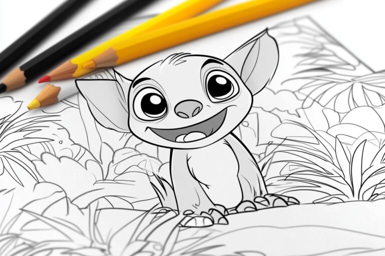 Lilo Und Stitch Ausmalbilder : Lilo Und Stitch Zum Ausmalen – Kreativität Und Entspannung